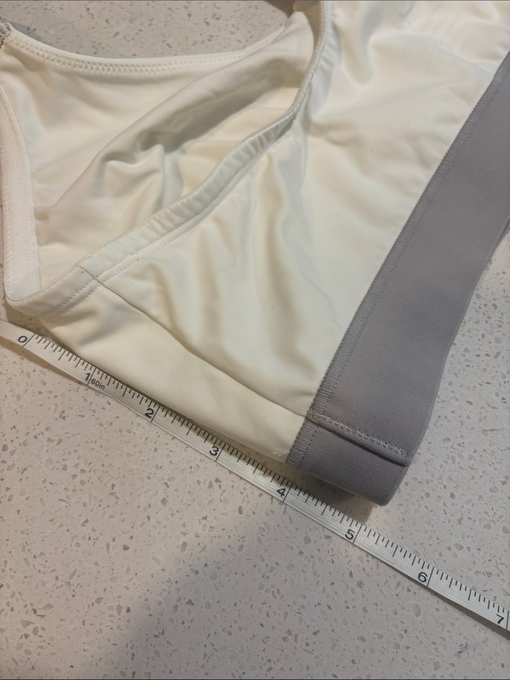 Natori Seamless Light Cream & Gray Wireless Bralette - Picture 7 of 9